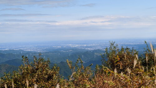 棒ノ折山山頂からの景色