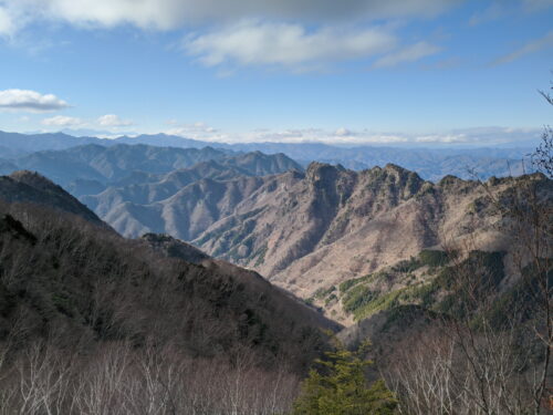 両神山山頂からの景色